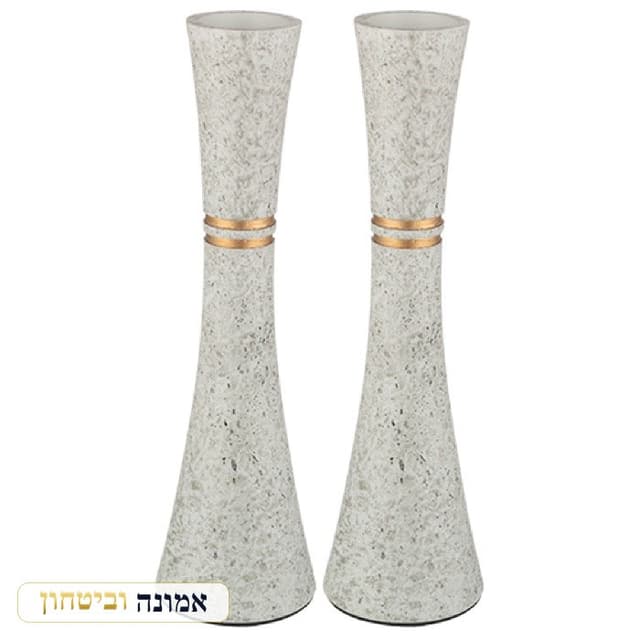זוג פמוטים "פולימר" מהודרים 22 ס"מ