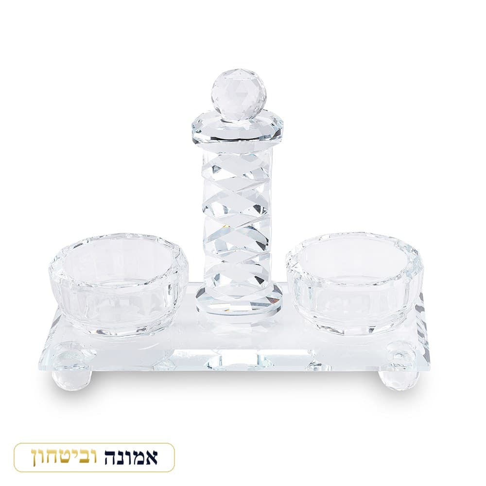 מלחיה קריסטל מהודרת 13 ס"מ — מבט ראשי