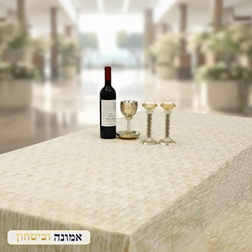 מפת שולחן קטיפה מהודרת 140X240 ס"מ — דגם 2 — מבט ראשי