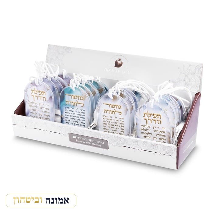 סטנד 24 יח מעורב של ברכות פרספקס לרכב 8 ס"מ — מבט ראשי